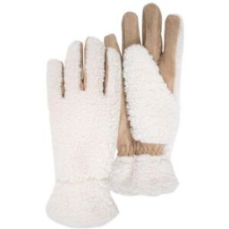 Isotoner - Gants Femme Crème sherpa crème Tailleunique Femme