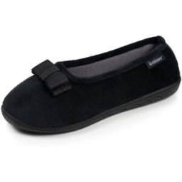 Isotoner - Chaussons ballerines Femme ergonomiques Noir noir 37 Femme