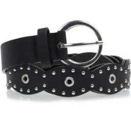 Isotoner - Ceinture Femme rock Noir cuir noir 95cm Femme