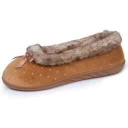 Isotoner - Chaussons ballerines Femme Camel Brillants camel 36 Femme