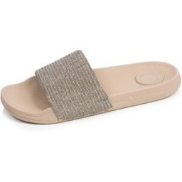 Isotoner - Mules Claquettes Femme EVERYWEAR Beige Strass beige strass 37 Femme