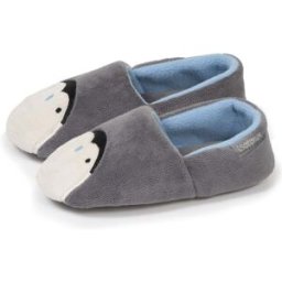 Isotoner - Chaussons slippers Enfant Gris Pingouin Blanc gris 31/32 Mixte enfant