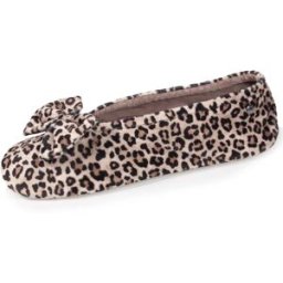 Isotoner - Chaussons ballerines Femme Grand Nœud Panthère panthère 41/42 Femme