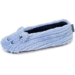 Isotoner - Chaussons ballerines Femme Chat Bleu bleu 39/40 Femme