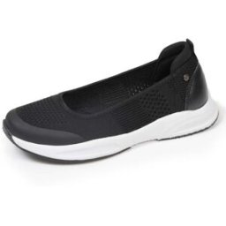 Isotoner - Ballerines Femme confort semelle sport Noir noir 38 Femme