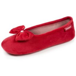 Isotoner - Chaussons ballerines Femme Rouge rouge 35/36 Femme