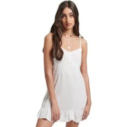 Superdry Robe Sans Manches Vintage Cami Mini Optic S Femme