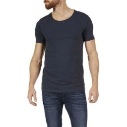 Petrol Industries T-shirt à Manches Courtes Ribbed 2 Unités Deep Navy L Homme