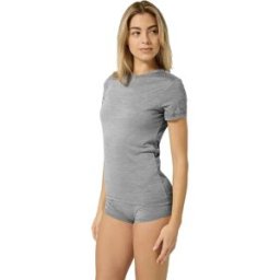 Super.natural T-shirt à Manches Courtes Bio Slim Fit Cashmere Grey Melange XL Femme