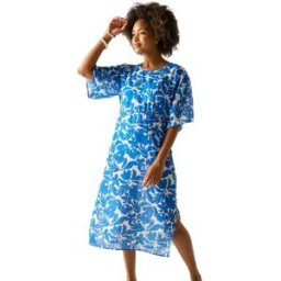 Regatta Robe à Manches Courtes Avorno Cover-up Fleur Bloom 36 Femme