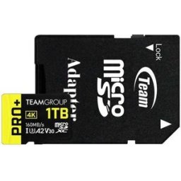 Team Group Carte Sd Pro+ Microsdxc A2 Uhsi U3 V30 256gb Card Black One Size unisex