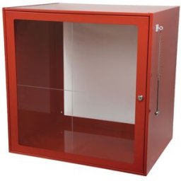 Boîtes sous verre dormant avec marteau