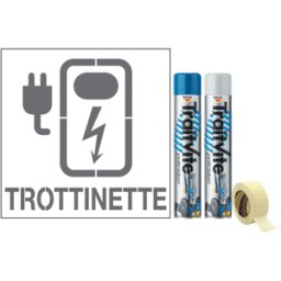 Kit Aérosols et Pochoir Recharge trottinette