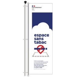 Pavillon sans mât pour espaces sans tabac