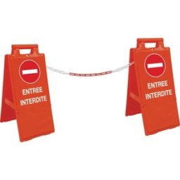 Kit 2 chevalets personnalisables et 5 m de chaîne
