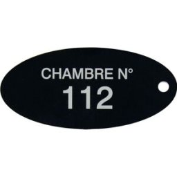 Porte-clés en aluminium gravure laser
