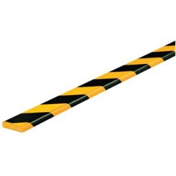 Amortisseur 1 ou 5 m profil F rectangulaire Jaune/Noir