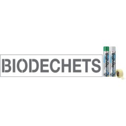 Kit Aérosols et Pochoir Biodéchets