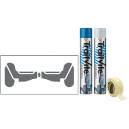 Kit Aérosols et Pochoir Hoverboard