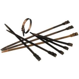 Lot de 100 colliers de serrage noirs