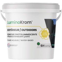 Peinture photoluminescente base eau
