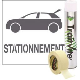 Kit Aérosols et Pochoir Stationnement drive