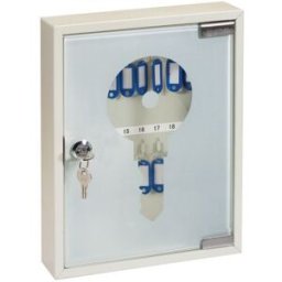 Armoire à clés porte vitrée capacité 10 ou 20 clés