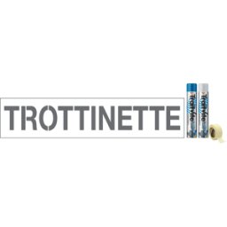 Kit Aérosols et Pochoir texte Trottinette