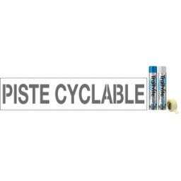 Kit Aérosols et Pochoir Piste cyclable