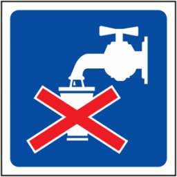 Pictogramme Eau non potable