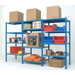 Rayonnage peint tablettes tubulaires largeur 1510 mm