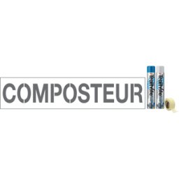 Kit Aérosols et Pochoir Composteur
