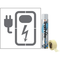 Kit Aérosols et Pochoir Picto Recharge