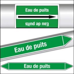 Marqueurs de tuyauterie CLP Eau de puits