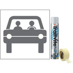 Kit Aérosols et Pochoir Covoiturage