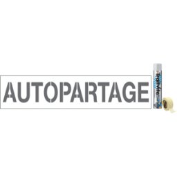 Kit Aérosols et Pochoir Autopartage