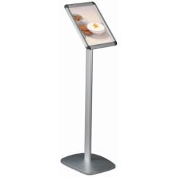 Support d'information sur pied orientable
