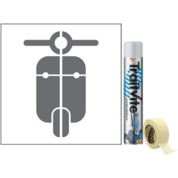 Kit Aérosols et Pochoir Scooter