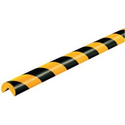 Amortisseur 1 m profil M 3/4 rond Jaune/Noir