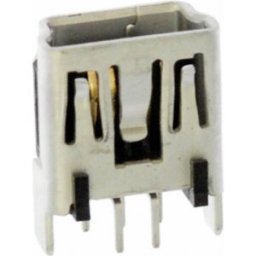 Connecteur USB, mini-USB type B, USB 2.0, femelle, 5 pôles, montage traversant, vertical Femelle Molex MOL Micro Solutions Vertical 5000751517 Molex Contenu: 1