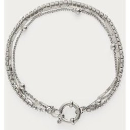 Bracelet triple Midnight avec strass My Jewellery Argenté One size femme