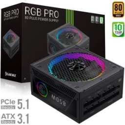 Gamemax Bloc D´alimentation Rgb Pro 850g Gold Black One Size unisex