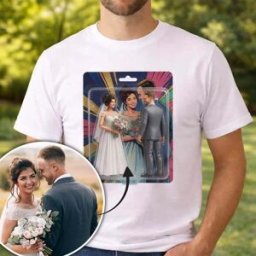 Ocadeau Tshirt homme figurine Action Figure