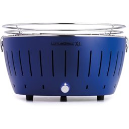 LotusGrill LG G435 U BL - Barbecue portable pour l'extérieur XL - Coque bleue