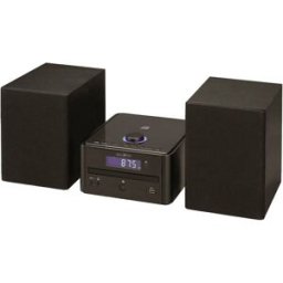 Reflexion HIF79FM Chaîne stéréo FM, Bluetooth, USB, MP3, CD, AUX, avec télécommande, avec caisson denceinte noir