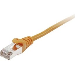 Equip 605574 RJ45 Câble réseau, câble patch CAT 6 S/FTP 5.00 m orange contacts dorés 1 pc(s)