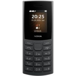Nokia 105 4G (2. Edition) Téléphone portable charbon de bois