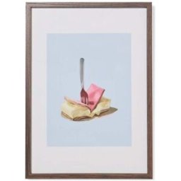 HEMA Cadre Photo A4 21x29,7cm Bois Fin (marron foncé)