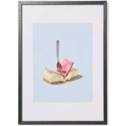 HEMA Cadre Photo A4 21x29,7cm Bois Fin (noir)