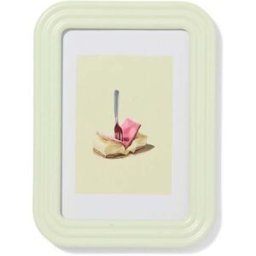 HEMA Cadre Photo 10x15 Cm Bois Bord Nervuré (vert clair)